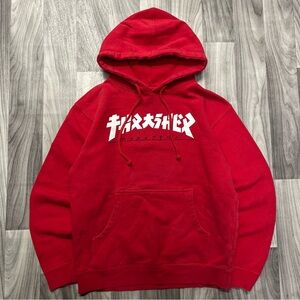 Thrasher Red Graphic Hoodie